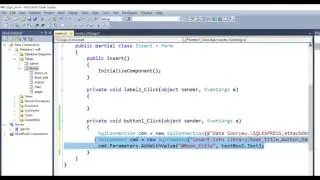 2 insert into database from Visual studio kurdish