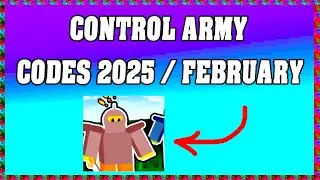 CONTROL ARMY / CODES 2025 / FEBRUARY / ROBLOX ! 😱