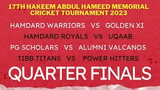 Day 4 | Quarter Final Day of 17th HAHMCT 2023 | Cricket Jamia Hamdard | Curious2Furious Vlogs | C2F
