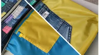 How to Sew Pockets for Bag Lining / Denim Pockets
