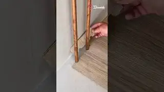 Laminate pipe cutting trick 