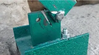 How to cut metal flat bar easily | Once more making a amazing tool for beginners