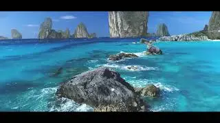 Tropical Sea - Matte Painting (Blender, Photoshop, Nuke)