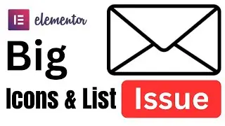 How To Fix Dotted list and Large Icons Issue On Elementor Wordpress - Solved