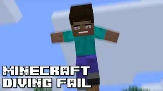 Diving Fail - Minecraft Animation