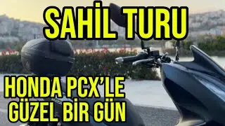 HONDA - PCX - 125 - SAHİLE GİTTİM - İSTANBUL GECEKONDU MAHALLESİ KAĞITHANE - MOTOVLOG