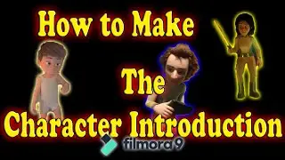 Filmora 9 Tutorial - Designed For Beginners How to make The Character Introduction :)