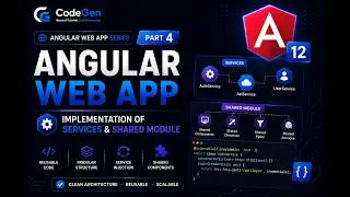 Angular web app ~ Part 4(implementation ofservices & shared module)