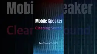 Mobile Speaker Cleaning Sound