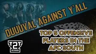 Ranking Jacksonville Jaguars & The AFC South's Top 5 Offensive Players At Each Position! #DUUUVAL