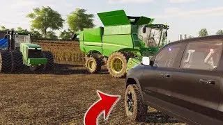 COPS HELP THE HARVEST | CLOVER CREEK | FARMING SIMULATOR 2019