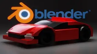 LEGO custom car 3d model | Blender 3d | for CGtrader | Budget Blender