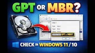 How to Check if a Disk Drive is GPT or MBR in Windows 11 or 10?
