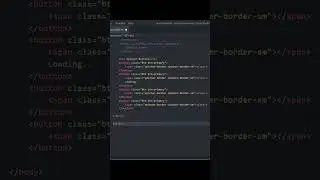 How to make Spinner Buttons in Bootstrap #bootstrap #spinner #button #shorts