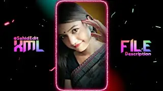 CHALEYA TERI OAR💙🥰NEW TREND XML FILE 😈ATTITUDE XML FILE⚡😎New trending hindi xml for alight motion