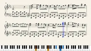 Hand in Hand feat. Hatsune Miku by kz(livetune) - Piano Tutorial