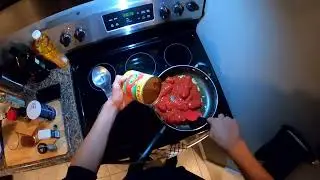 a video of me cooking pasta
