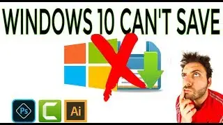 The system cannot find the path specified. Windows 10 can't save files.