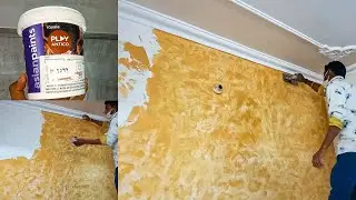 Asian paint  Royale Play New  antico texture design PaintingTech
