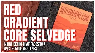 Red Gradient Core Selvedge - Indigo Denim That Fades To A Spectrum Of Red Tones
