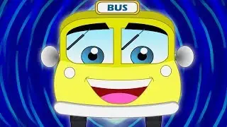 Колеса на автобусе | детские рифмы для детей | автобусная песня в россии | The Wheels On The Bus