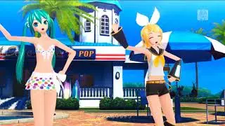 Summer Idol - Hatsune Miku, Kagamine Rin - 60FPS RPCS3