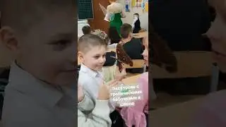 Экскурсии с живыми тропическими бабочками в школе🦋