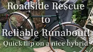 Merida Trekking bike hybrid. Roadside find made ready for sale.