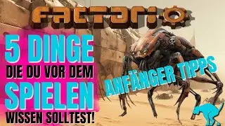 5 Tipps & Tricks für Factorio. Vor dem Spiel gut zu wissen. 5 Anfänger Tips