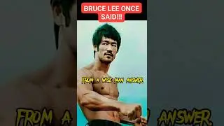 A wise man learn from foolish answer #brucelee #wisdom #qoutes