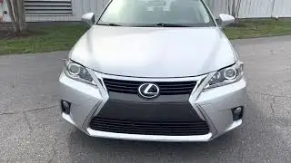 2015 Lexus CT 200h Hybrid Hatchback Silver