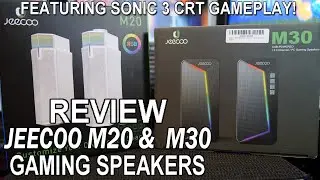 Jeecoo M20 & M30 Gaming Speakers Review (Featuring Sonic 3 CRT Gameplay)