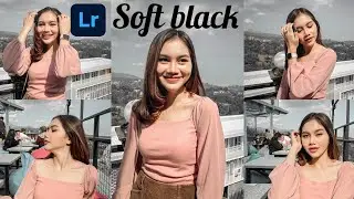 Tutorial edit foto terbaru lightroom ala selebgram Soft black