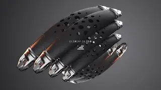 3D Modeling in Maya // Robotic Muscles