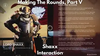 Making The Rounds, Part V (Story Quest) [4K] - Destiny 2, Into The Light