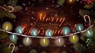 Animated Landscape , Snow, Christmas Background (Snow ,Christmas Village)