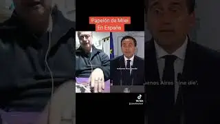 Papelón de Milei en España #tarot #vidente #milei #mileipresidente #libertarios #mileienEspaña
