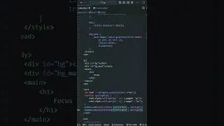 Focus Effect using HTML CSS JS #shorts #shortvideo #asmr #coding #html #CSS #js