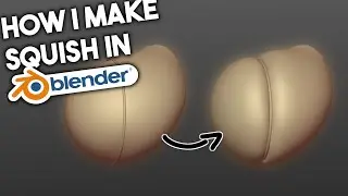 EASY Squish in Blender - SCULPTING TIPS