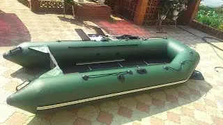 Тест новой лодки АКВА  3200 и мотор ветерок 8. 