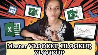 Excel Tutorial || Vlookup Hlookup Xlookup Function ||  Ne Kardi Sabki Chhutti ||