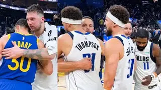 Luka Doncic, Irving & K. Thompson Show Love to Steph Curry Immediately after Win vs Warriors