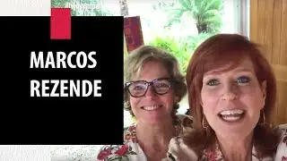 Zize Zink e Graça Salles visitam a casa do antiquário Marcos Rezende