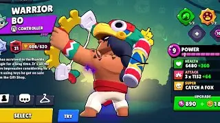 Brawl Stars Warrior Bo gameplay