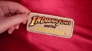 Vintage INDIANA JONES AND THE TEMPLE OF DOOM Star Wars Fan Club patch. HD review