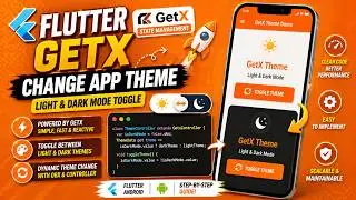 How to Change App Theme to Light and Dark in Flutter Using GetX | Flutter GetX Tutorial || IT WALA