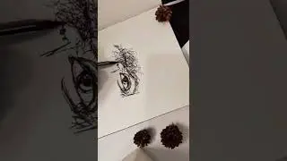 Made this without lifting my pen! ✍🏻 | 5 minute sketch ✨ | Doodle/Scribble Art