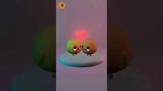 Cute Love Couples 3D Blender [MRQ] #blender #blender3d #curvetext