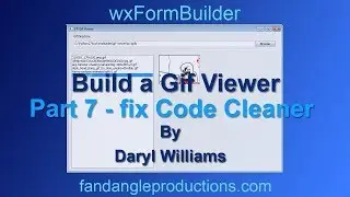 wxFormBuilder Build a Python Gif Viewer Part 7