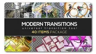 MODERN TRANSITION PACK 40 ITEMS ► [ AFTER EFFECTS TEMPLATES ]